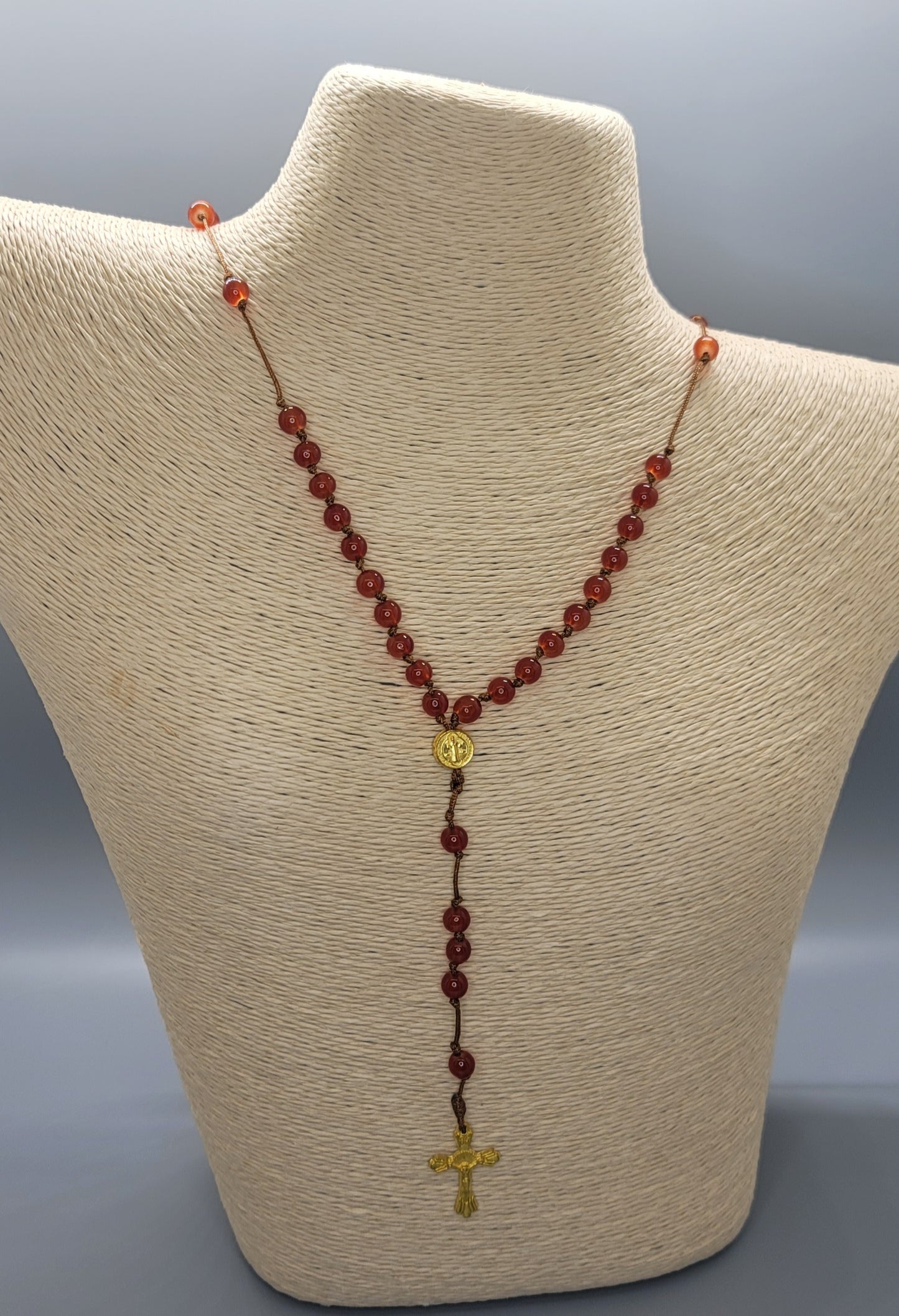 Burnt Orange Rosary
