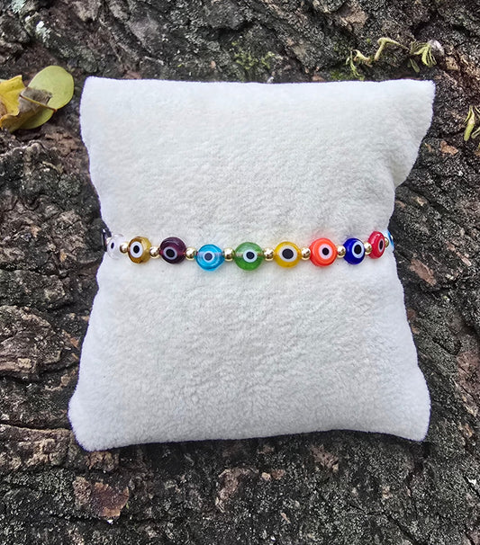 Multi-color Evil Eye Bracelet